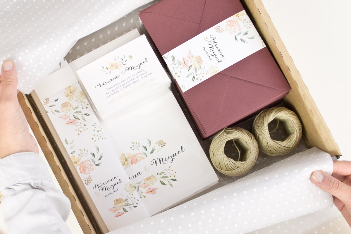 Como llegan las invitaciones a casa