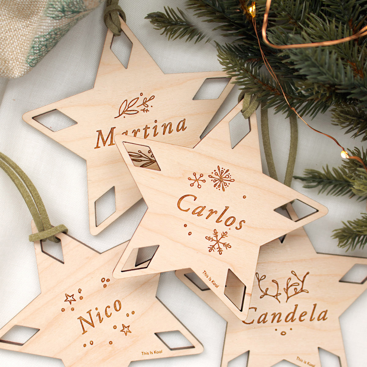 Estrellas de navidad para decorar el árbol