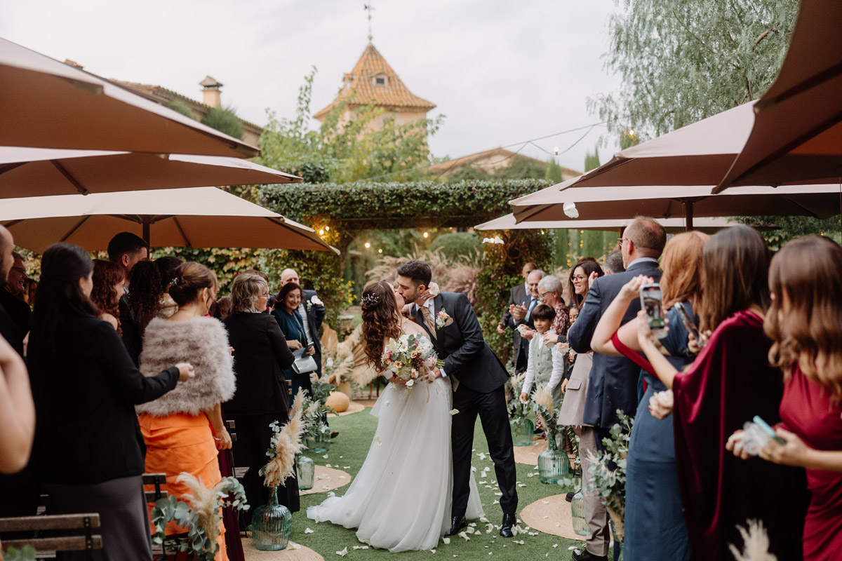 Momento emotivo novios en ceremonia