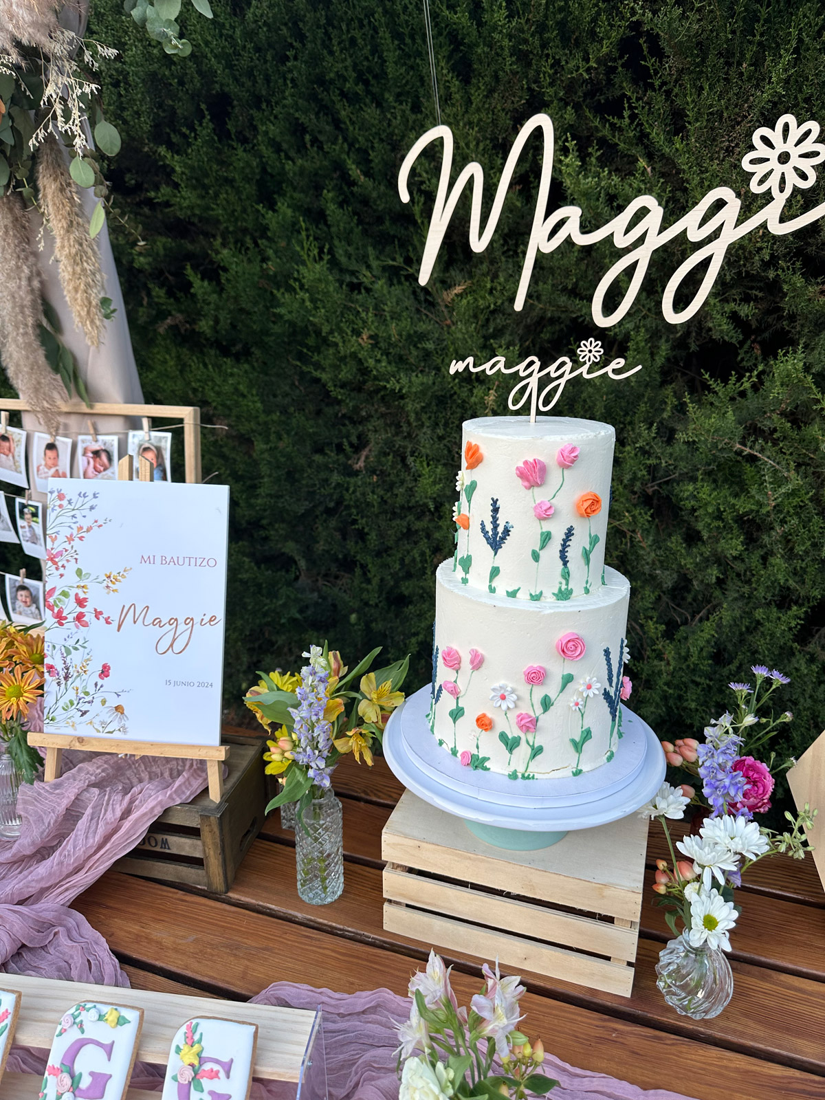 pastel para bautizo
