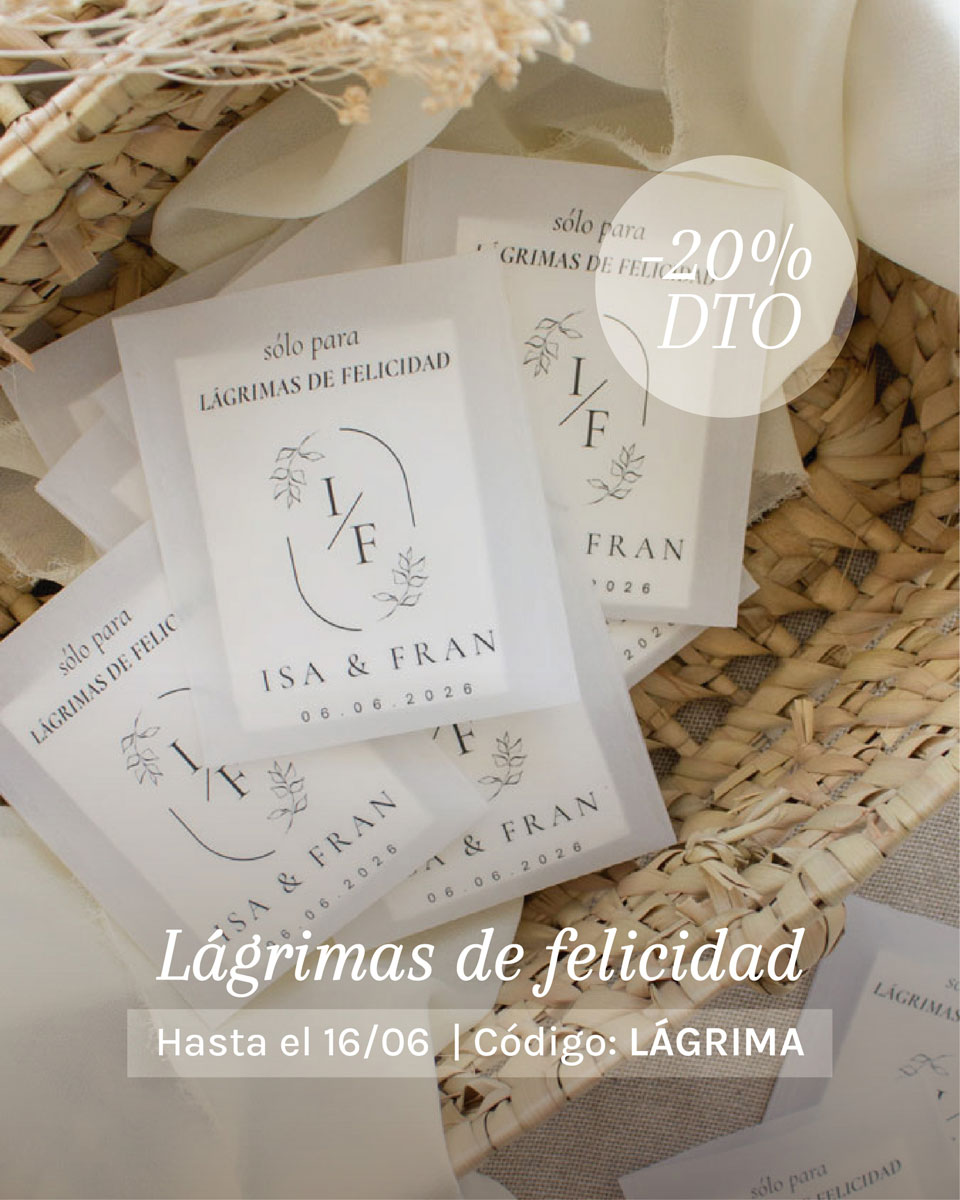 20% Descuento - L&aacute;grimas de felicidad