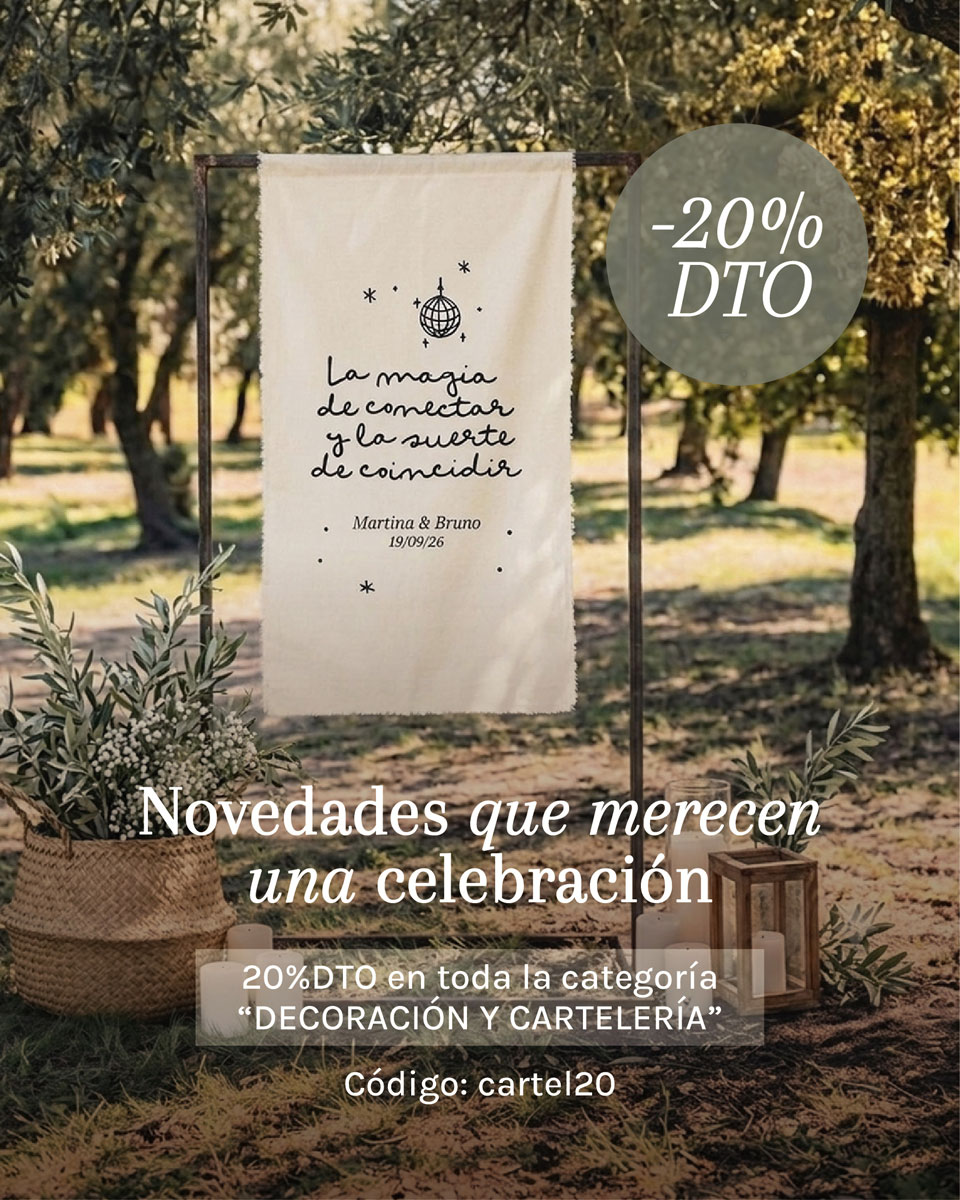 20%DTO - Promo lanzamiento decoraci&oacute;n y carteler&iacute;a