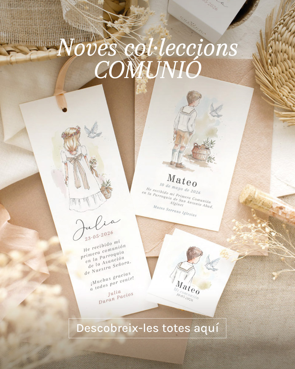 Noves col&middot;lecions primera comuni&oacute;