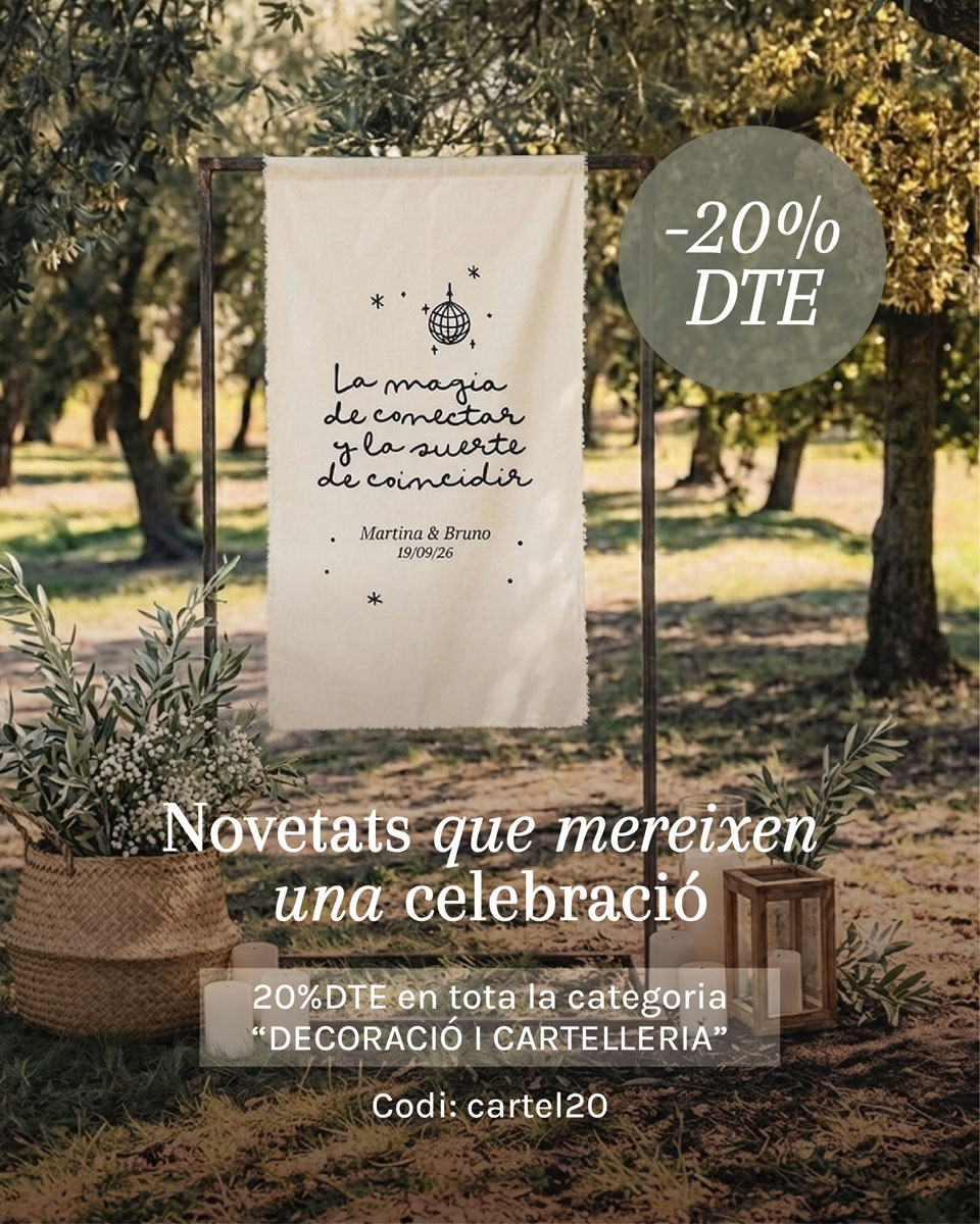 20%DTE - Promo llan&ccedil;ament Decoraci&oacute; i Cartelleria