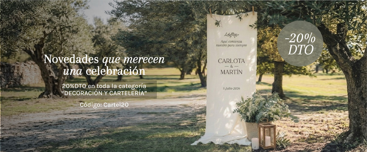 20%DTO - Promo lanzamiento decoraci&oacute;n y carteler&iacute;a