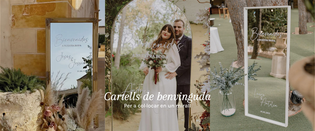 Decoraci&oacute; i cartells de benvinguda 