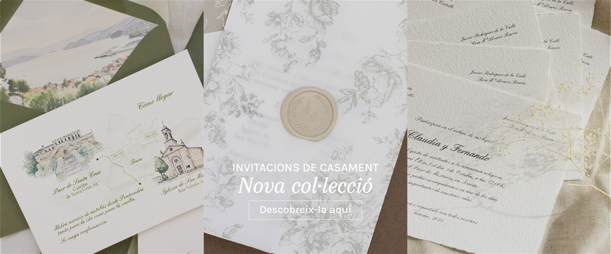 Invitaciones de Boda personalizadas y elegantes