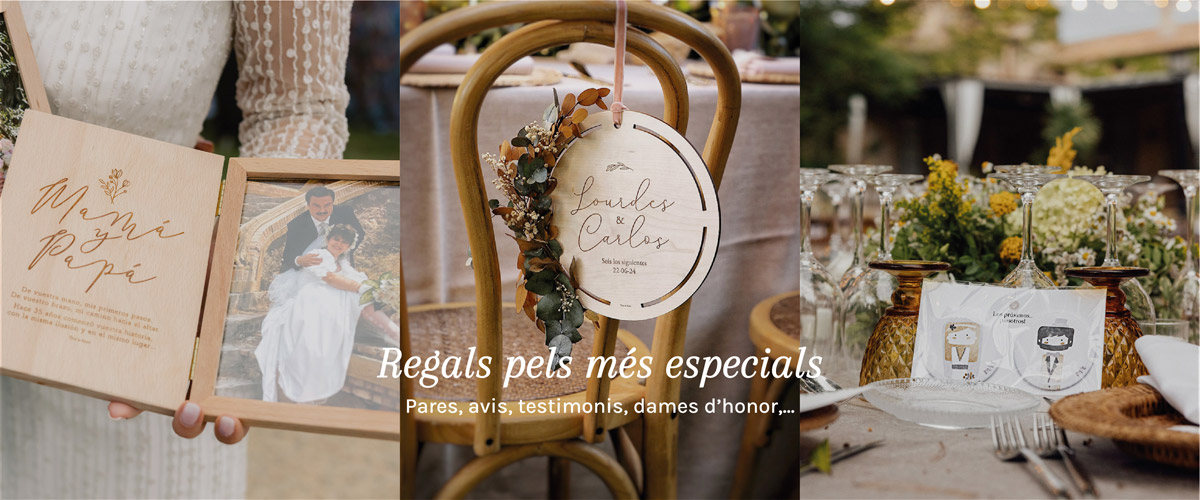 Regalos especiales para los invitados m&aacute;s importantes de la boda